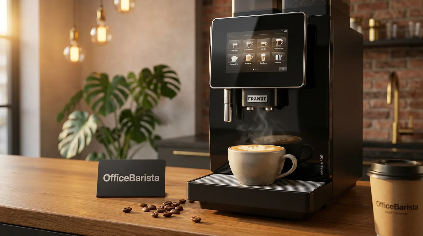 Espressor profesional Swiss Made în birou