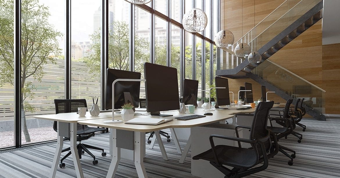 Vrei un birou modern dar n-ai bugetat un designer de interior? Reamenajezi cu doar 5 alegeri smart